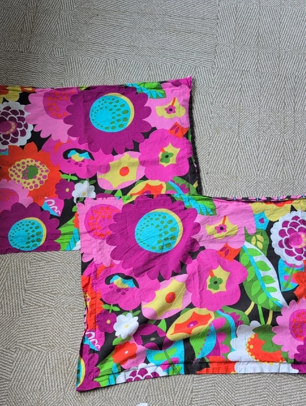 Vera Bradley Va Va Bloom Y2K Cotton Queen Comforter & Shams Floral Reversible